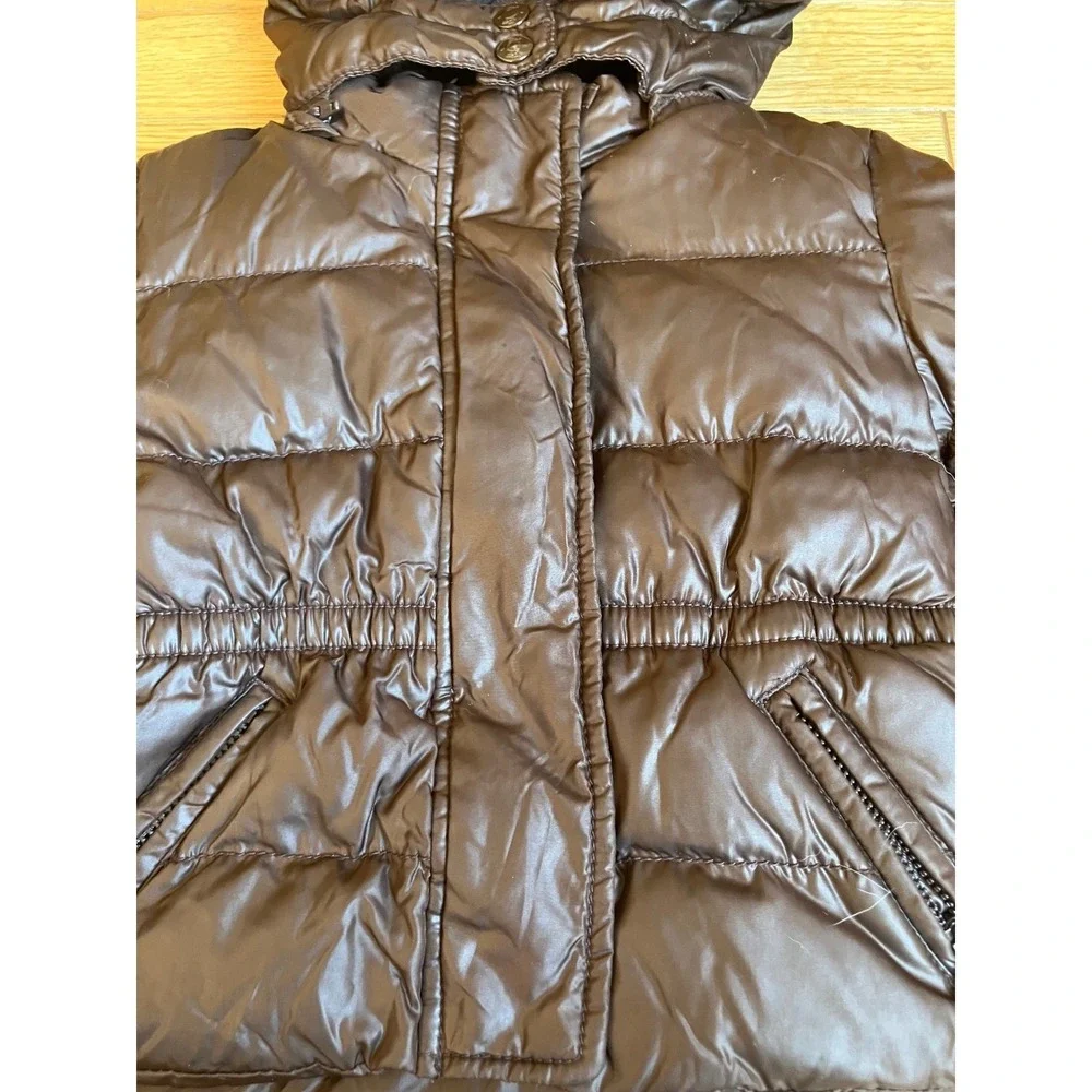 Baby Gap 12-18 months Down Fill Puffer Jacket 12-18‎ Brown Cozy Warm Cute